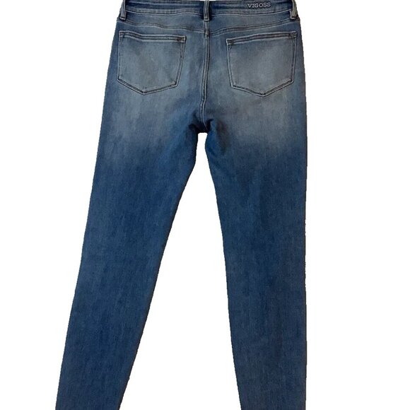 Vigoss Ace Skinny High Rise Button Fly Jeans Stretch Women’s Size 29 - Picture 2 of 10
